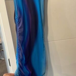 Motel Rocks Blue and Purple Mini Dress